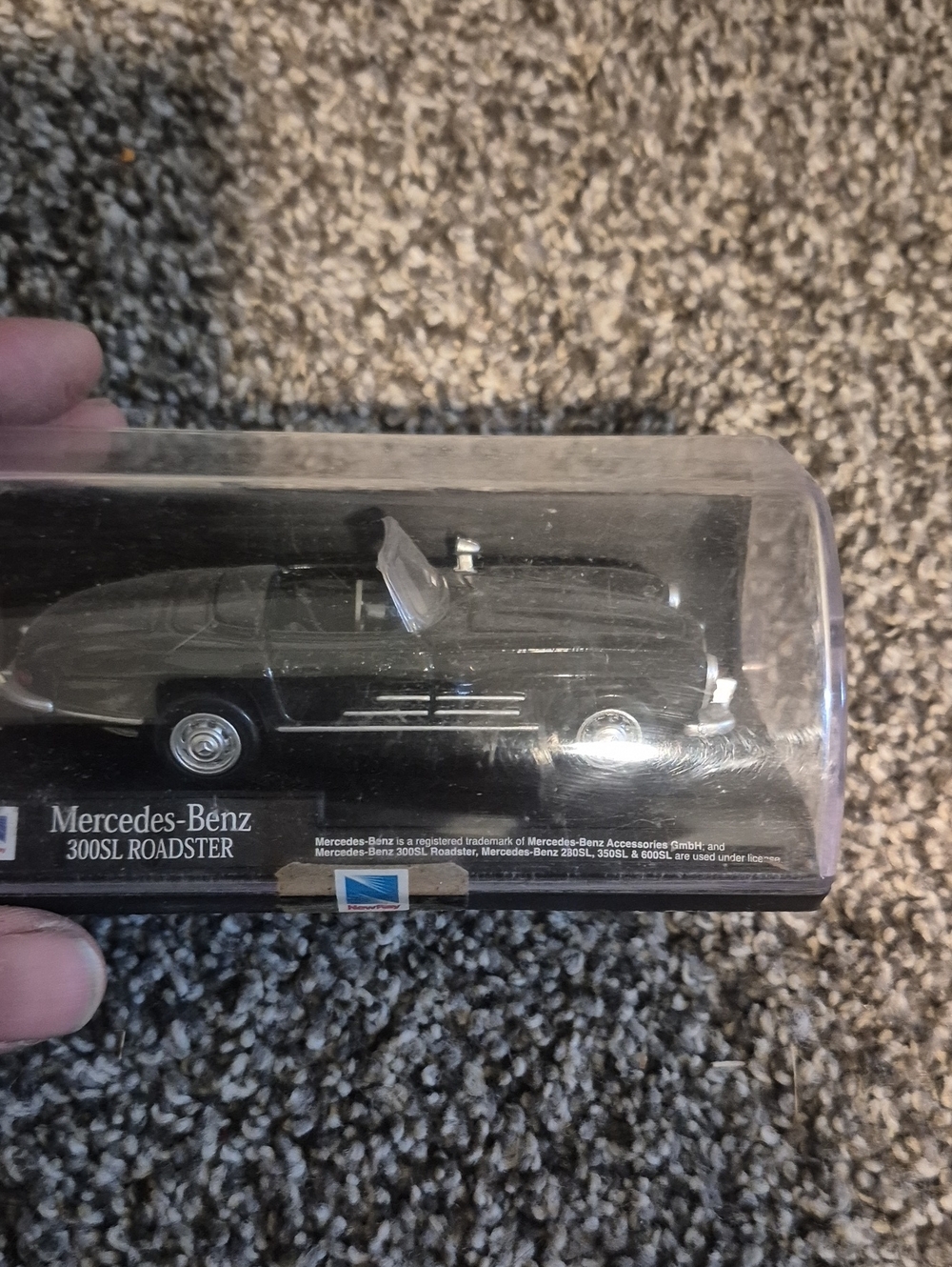 300SL Roadster Black Collectible Model
